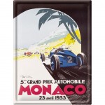 Grande plaque mtallique Monaco