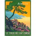 Petite plaque métallique Corse Le Tour du Cap 21 x 15 cm Petite plaque métallique Corse Le Tour du Cap 21 x 15 cm