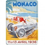 Grande plaque mtal Monaco