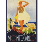Affiche rectangulaire Monaco
