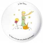 Assiette en céramique blanche Petit Prince Assiette en céramique blanche Petit Prince