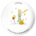 Plat en céramique blanche Petit Prince