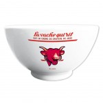 Bol blanc en céramique La Vache Qui Rit Bol blanc en céramique La Vache Qui Rit
