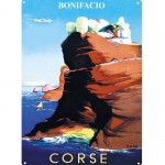 Petite plaque métallique Bonifacio 21 x 15 cm Petite plaque métallique Bonifacio 21 x 15 cm