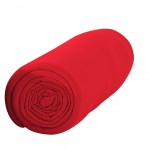 Drap housse uni rouge 90 x 190 cm