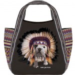Petit sac shopping Téo Jasmin - Apache Noir Petit sac shopping Téo Jasmin - Apache Noir