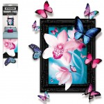 Sticker Mural Papillons Trompe lil