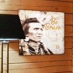 Petit cadre en bois Collection Apache - Be Brave