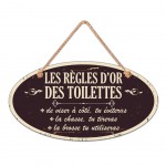 Plaque de porte pour les WC - Les règles Plaque de porte pour les WC - Les règles