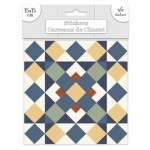6 stickers à carreaux de ciment 15 x 15 cm 6 stickers à carreaux de ciment 15 x 15 cm