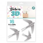 16 Adhsifs dcoratifs 3D Hirondelles