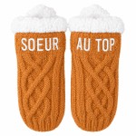 Chaussettes courtes d'int�rieur � paillettes soeur au top