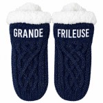 Chaussettes courtes d'int�rieur � paillettes grande frileuse