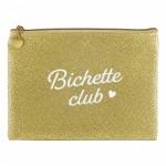 Pochette paillet�e Bichette Club 24 � 17 cm