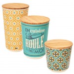 Set de 3 pots bambou - Ça roule pour moi Set de 3 pots bambou - Ça roule pour moi