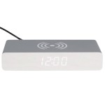 Rveil chargeur induction gris