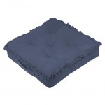 Coussin de sol Franges Marine 45 cm Coussin de sol Franges Marine 45 cm