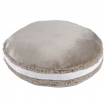 Coussin rond Macaron Taupe Coussin rond Macaron Taupe