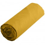 Drap housse uni 90 x 190 cm - Moutarde