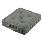 Kaki - Epais coussin de sol en coton 45 cm Kaki - Epais coussin de sol en coton 45 cm