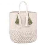 Panier en coton TOUAREG - Blanc cassé Panier en coton TOUAREG - Blanc cassé