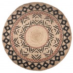Tapis ETHNOGRAF en Jute 90 x 90 cm Tapis ETHNOGRAF en Jute 90 x 90 cm