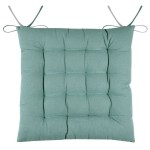 Coussin de chaise en coton Jade 38 cm
