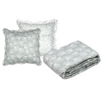 Boutis Nova sauge avec 2 taies assorties 220 x 240 cm