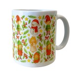 Mug lutins et anges de Nol