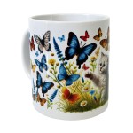 Mug drapeau chat et Papillons Mug drapeau chat et Papillons