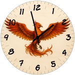 Horloge en verre phnix 29 cm