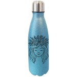 Bouteille bleue  paillettes isotherme Luna