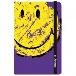 Petit carnet Smiley violet