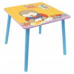 Petite Table enfant en bois carre T'choupi