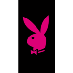 Drap de plage Playboy noir