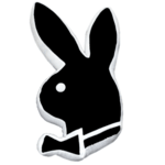 Coussin Playboy Noir