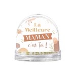 Boule  paillettes meilleure maman - 8.5 x 9 cm