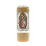 Bougie Notre dame de Guadalupe neuvaine