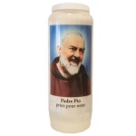 Bougie Padre Pio neuvaine
