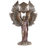 Statuette Mtatron en bronze coul  froid