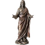 Statuette Christ Misricordieux de couleur bronze