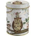 Boite métal ronde La Chouette AMYS BUG ART Boite métal ronde La Chouette AMYS BUG ART