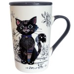 Tisanière chat noir Kook avec infuseur – 435 ml Tisanière chat noir Kook avec infuseur – 435 ml