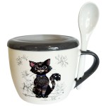 Bol à soupe chat noir Kook - 650 ml Bol à soupe chat noir Kook - 650 ml