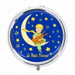 Bo�te pilulier Le Petit Prince renard et lune 5 cm