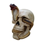 Figurine crne avec cobra  20,5 cm