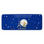 Bo�te � lunettes Le Petit Prince bleue 16,3 cm