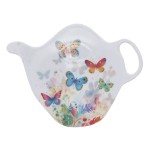 Repose-sachet de th� papillons m�lamine
