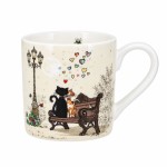 Tasse expresso chats amoureux en porcelaine 100 ml