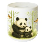Tirelire pandas en c�ramique 9,5 cm